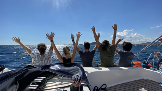 Regatta Time isolutions crew beim Regatta Team-Building-Event