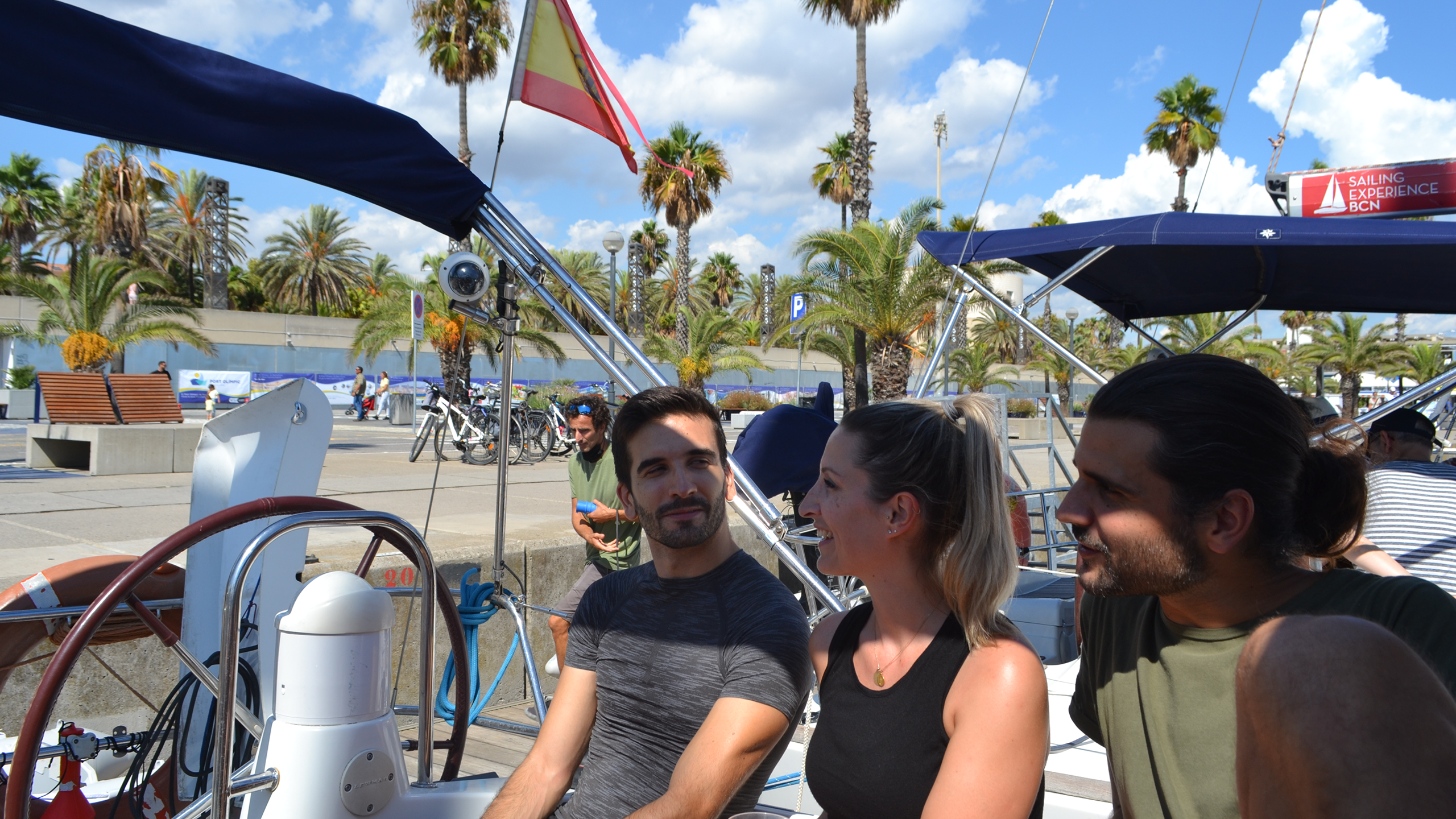 isolutions employees on the boat during the regatta